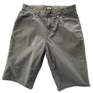 VANS Skater Shorts Men's Off the Wall Gray Size 28 Skateboard Shorts